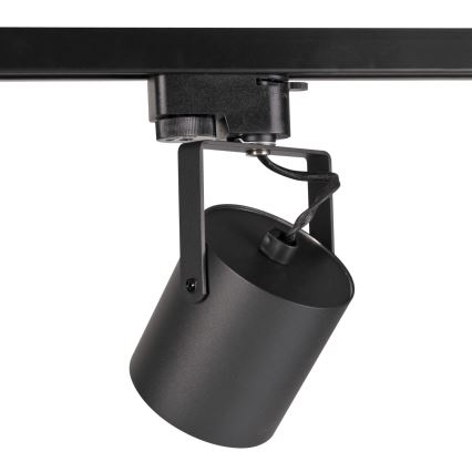 Kohdevalo kiskojärjestelmään MINOR 3xGU10/10W/230V + 1 m kisko systeemi musta