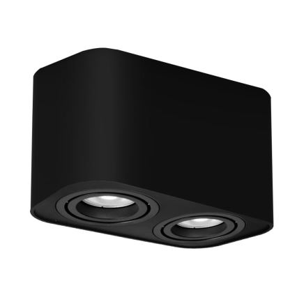 Kohdevalo 2xGU10/42W/230V musta