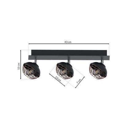 Kohdevalo LOGAN 3xE14/40W/230V