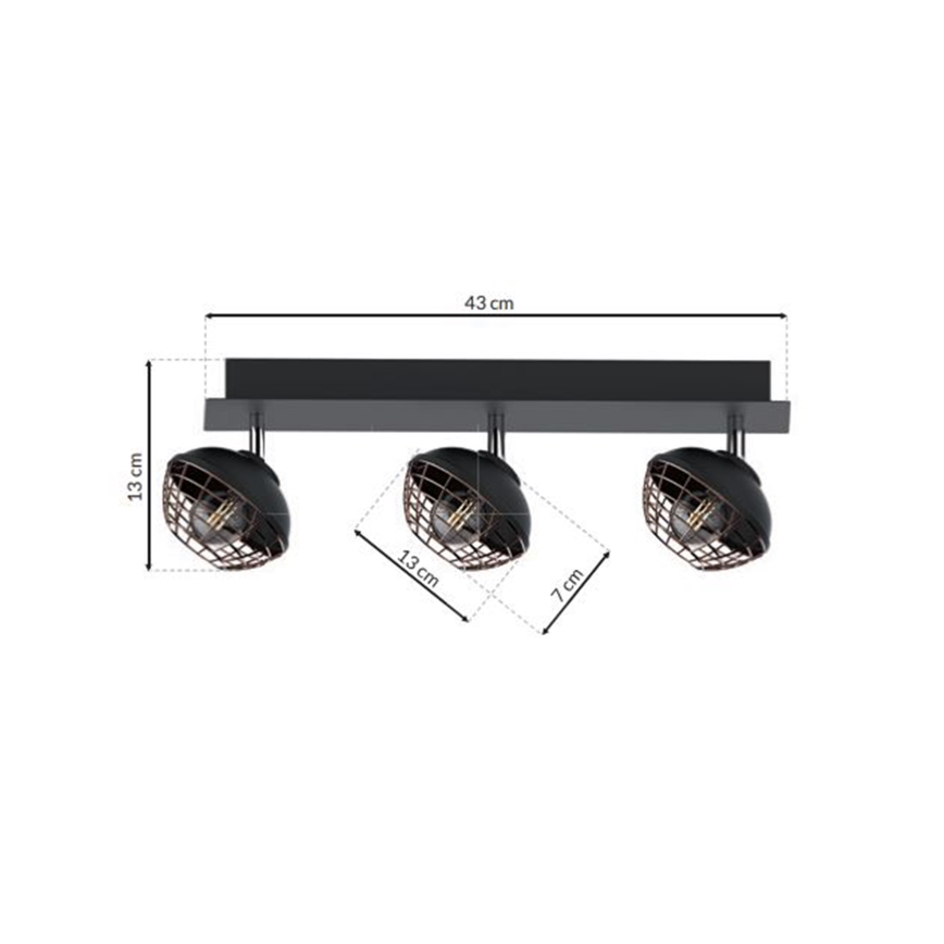 Kohdevalo LOGAN 3xE14/40W/230V