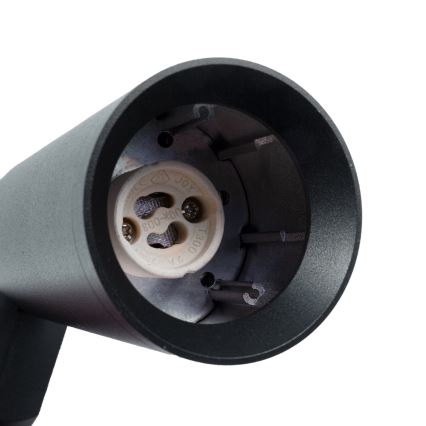 Kohdevalo MICA kiskojärjestelmään 1xGU10/25W/230V 1-vaiheinen musta