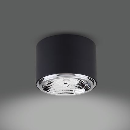 Kohdevalo MORIS 1xAR111 GU10/50W/230V musta