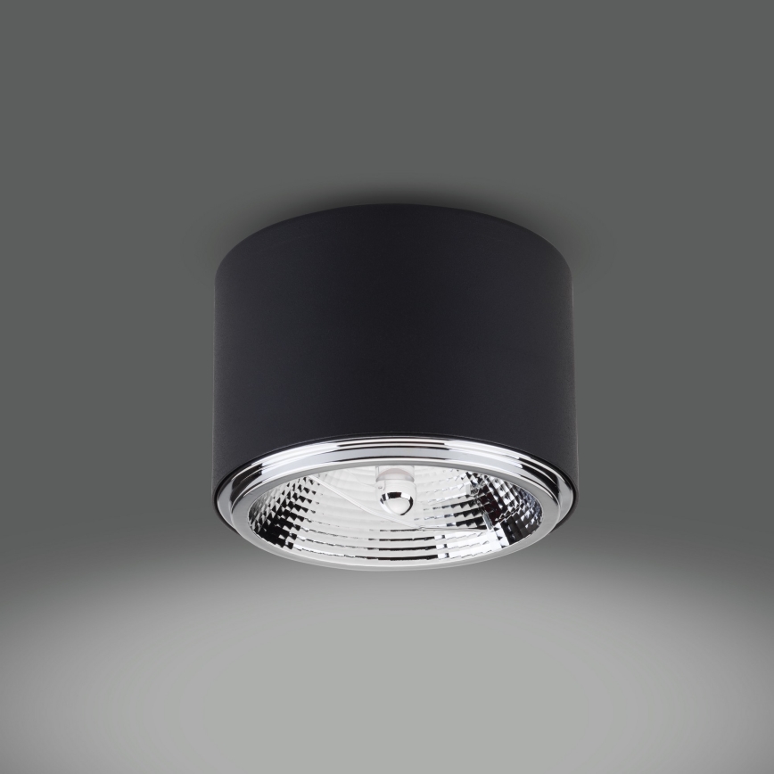 Kohdevalo MORIS 1xAR111 GU10/50W/230V musta