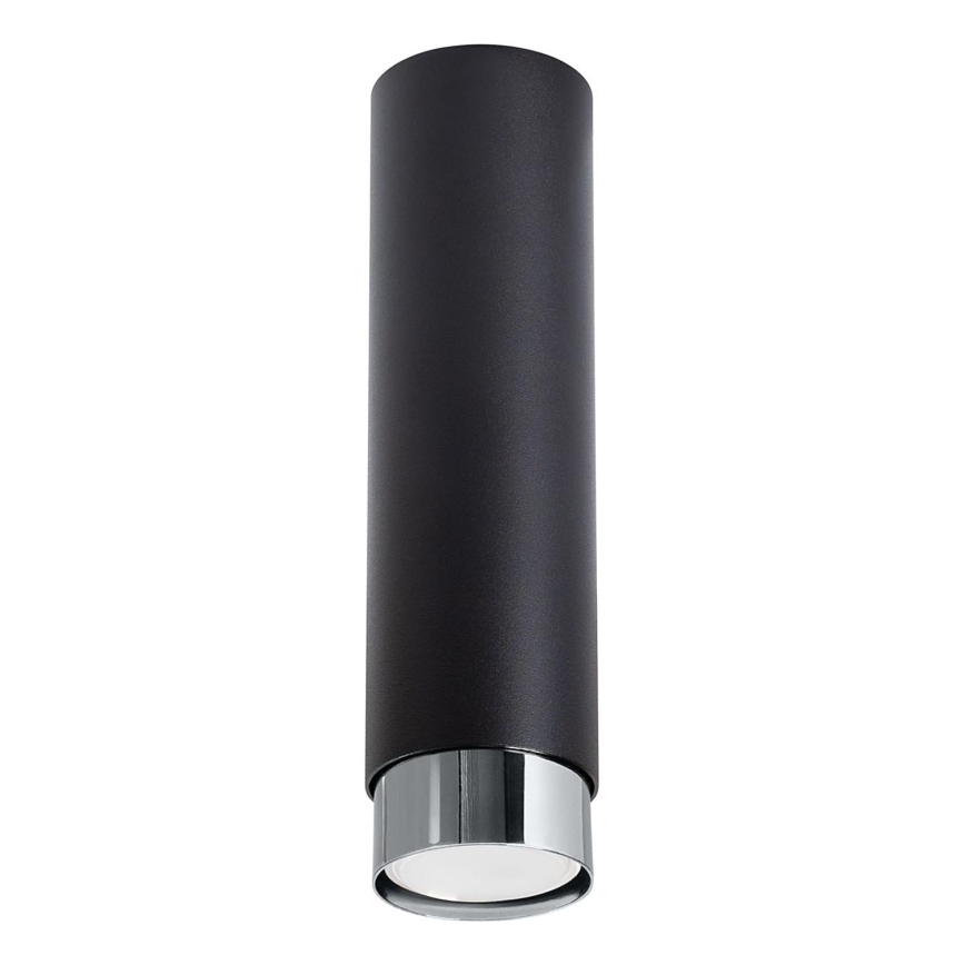 Kohdevalo NERO 1xGU10/10W/230V 22,5 cm musta/kiiltävä kromi