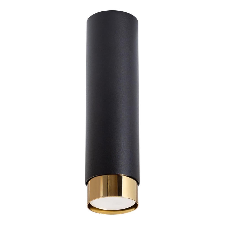 Kohdevalo NERO 1xGU10/10W/230V 22,5 cm musta/kulta