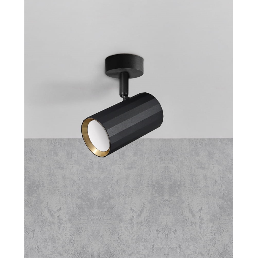 Kohdevalo NICEA 1xGU10/10W/230V musta