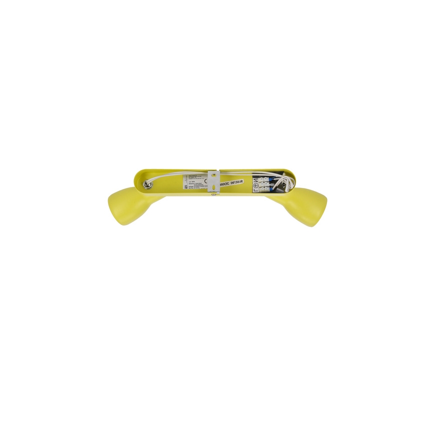Kohdevalo PICARDO 2xE14/40W/230V keltainen