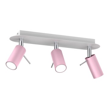 Kohdevalo PRESTON 3xGU10/MR11/40W/230V pinkki