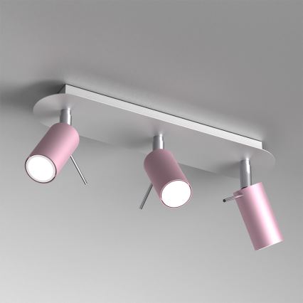 Kohdevalo PRESTON 3xGU10/MR11/40W/230V pinkki