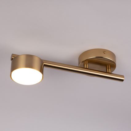 Kohdevalo PUNTO 1xGX53/12W/230V kulta