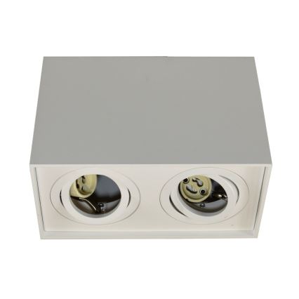 Kohdevalo SIROCO 2xGU10/30W/230V valkoinen