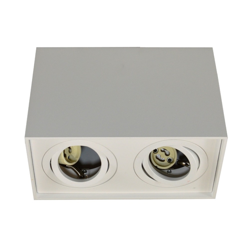Kohdevalo SIROCO 2xGU10/30W/230V valkoinen