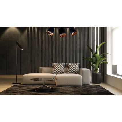 Kohdevalo SOFIA 3xE27/60W/230V musta