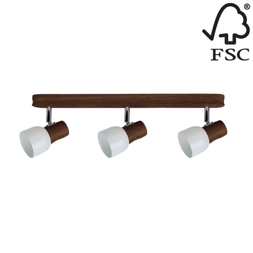 Kohdevalo SVANTJE 3xE14/40W/230V pyökki - FSC-sertifioitu