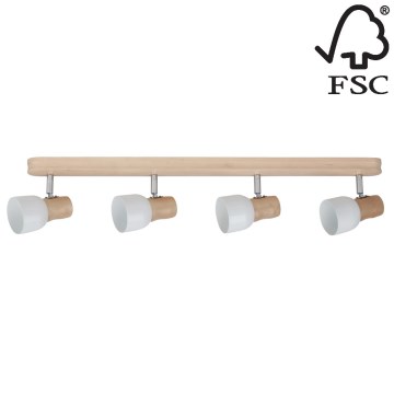 Kohdevalo SVANTJE 4xE14/40W/230V koivu - FSC-sertifioitu