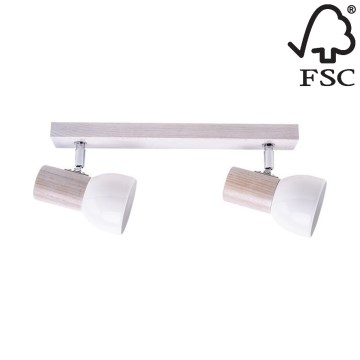 Kohdevalo SVENDA 2xE27/60W/230V tammi - FSC-sertifioitu