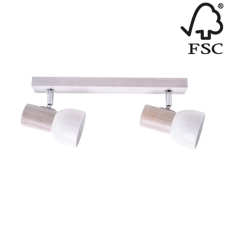 Kohdevalo SVENDA 2xE27/60W/230V tammi - FSC-sertifioitu