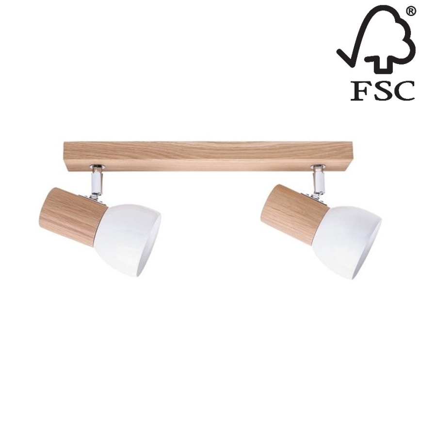 Kohdevalo SVENDA 2xE27/60W/230V tammi - FSC-sertifioitu