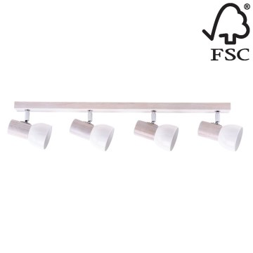 Kohdevalo SVENDA 4xE27/60W/230V tammi - FSC-sertifioitu