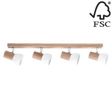 Kohdevalo SVENDA 4xE27/60W/230V tammi - FSC-sertifioitu