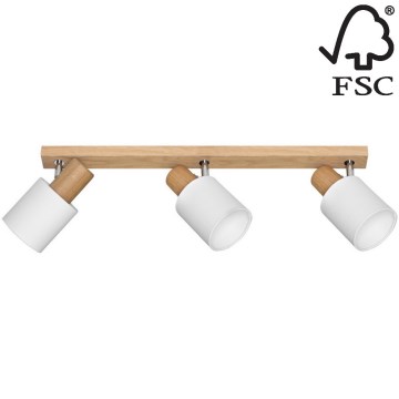 Kohdevalo TREEHOUSE 3xE27/25W/230V tammi - FSC-sertifioitu