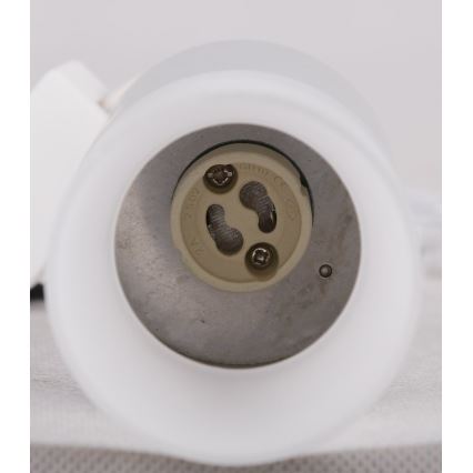 Kohdevalo TUBA 1xGU10/15W/230V harmaa/valkoinen