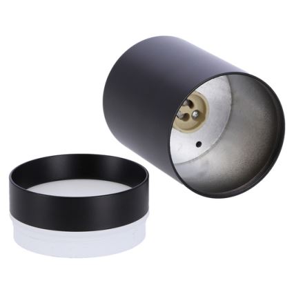 Kohdevalo TUBA 1xGU10/15W/230V musta