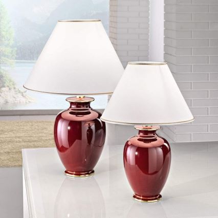 Kolarz 0014.73.7 - Pöytävalaisin BORDEAUX 1xE27/100W/230V