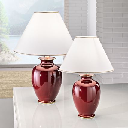 Kolarz 0014.74.7 - Pöytävalaisin BORDEAUX 1xE27 / 100W / 230V