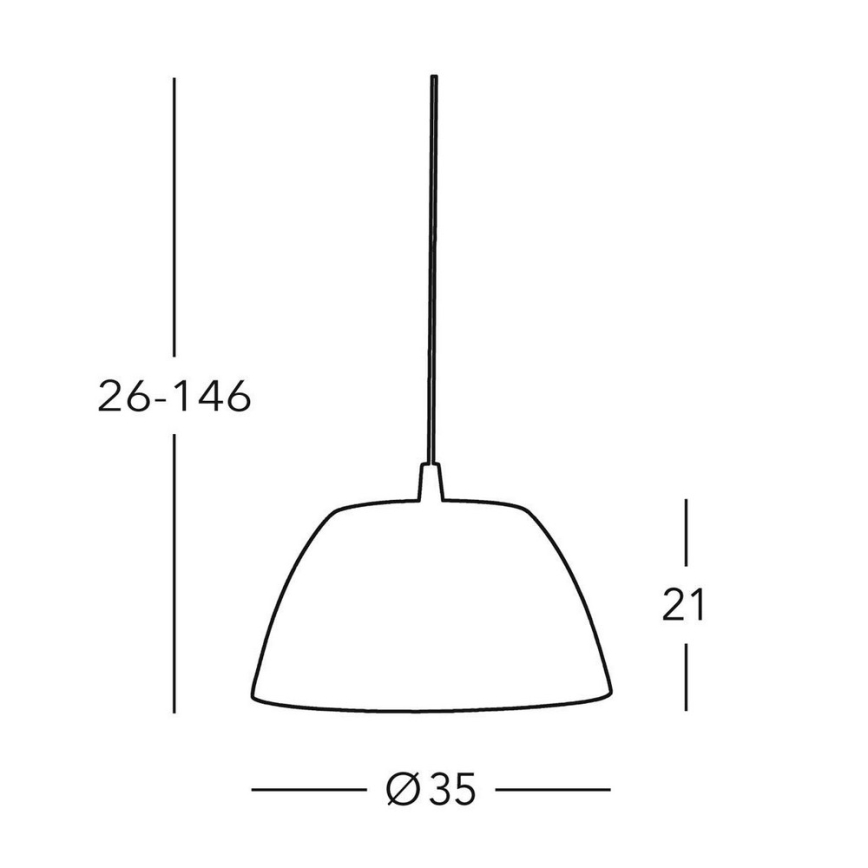 Kolarz 0051.31.6 - Kattokruunu narulla MALMÖ 1xE27/60W/230V