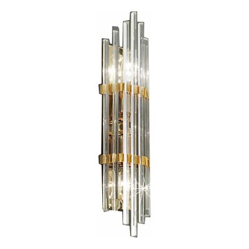 Kolarz 0342.62M.3 - Seinävalaisin ONTARIO 2xE14/40W/230V 41 cm 24K kulta