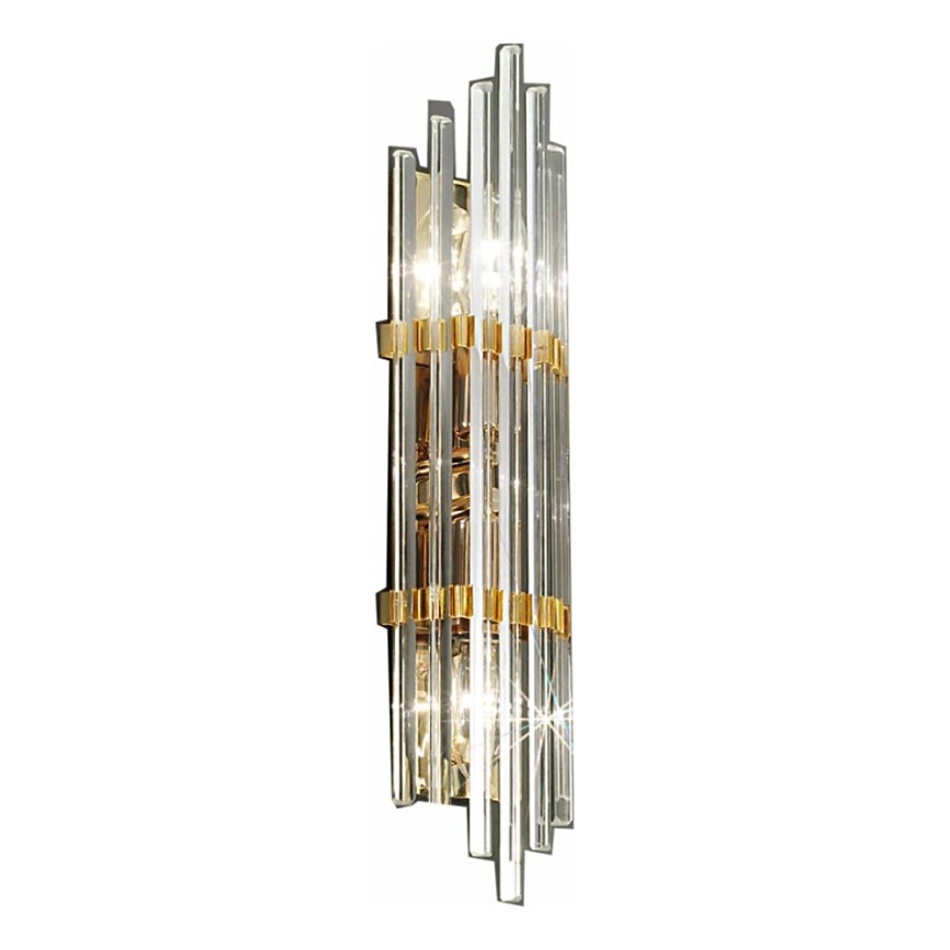 Kolarz 0342.62M.3 - Seinävalaisin ONTARIO 2xE14/40W/230V 41 cm 24K kulta