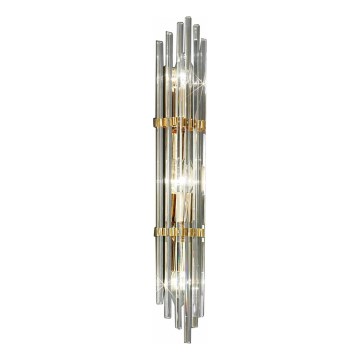 Kolarz 0342.63.3 - Seinävalaisin ONTARIO 3xE14/40W/230V 60 cm 24K kulta