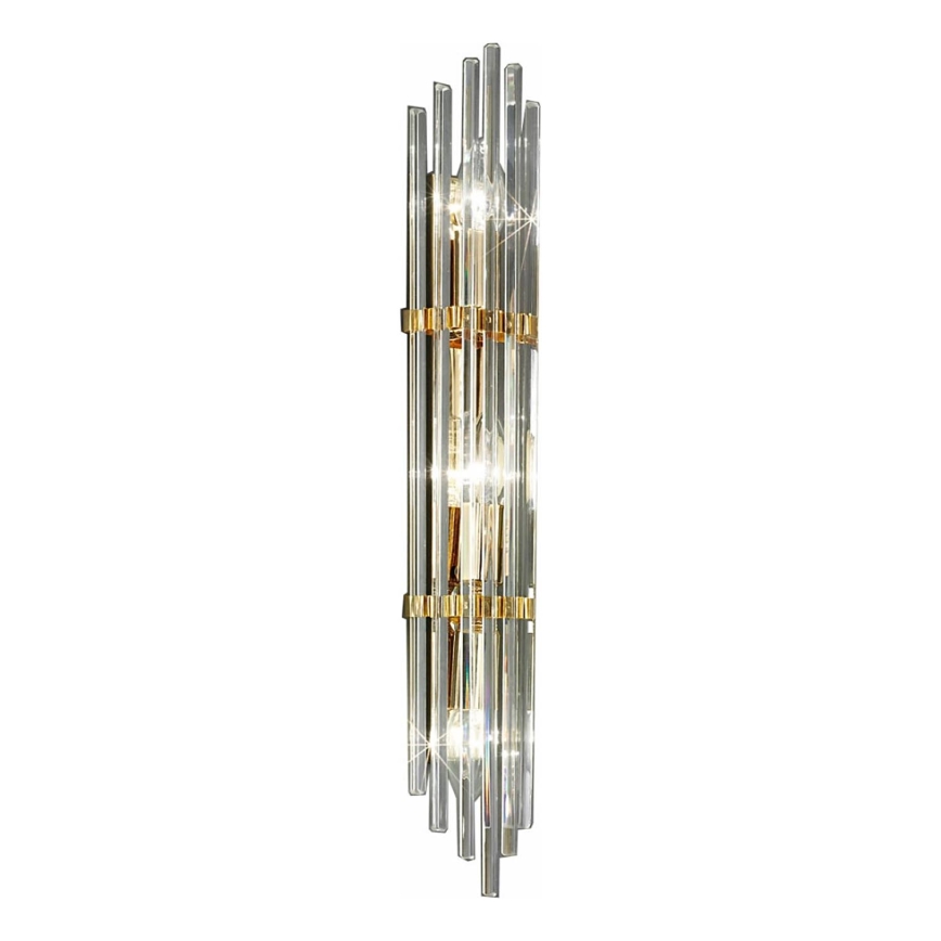 Kolarz 0342.63.3 - Seinävalaisin ONTARIO 3xE14/40W/230V 60 cm 24K kulta