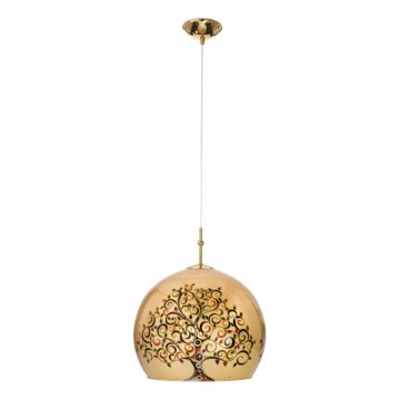 Kolarz 0392.31M.3.Al.Mu - Kattokruunu johdossa LUNA 1xE27/60W/230V 24K kulta
