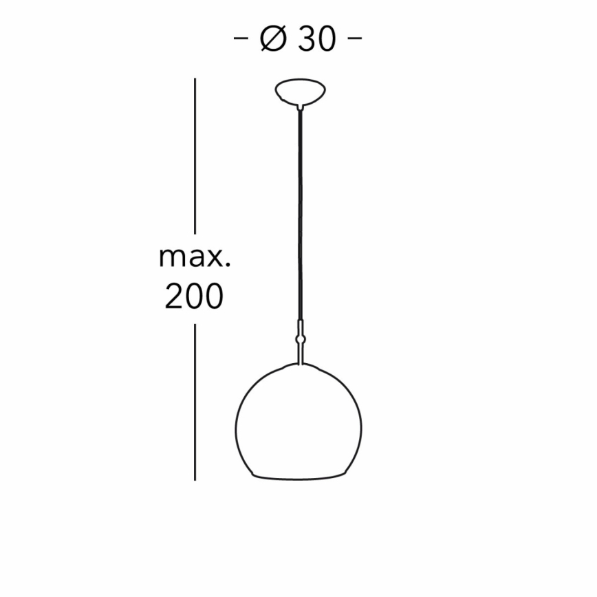 Kolarz 0392.31M.3.Al.Mu - Kattokruunu johdossa LUNA 1xE27/60W/230V 24K kulta