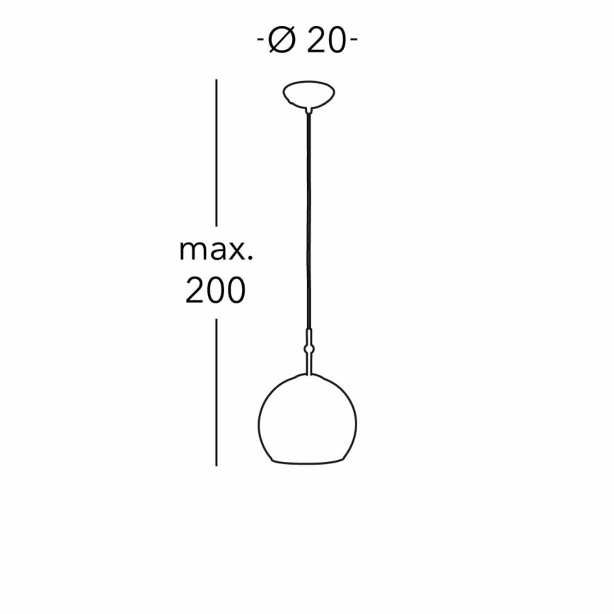 Kolarz 0392.31S.3.Ki.Au - Kattokruunu johdossa LUNA 1xE27/60W/230V 24K kulta