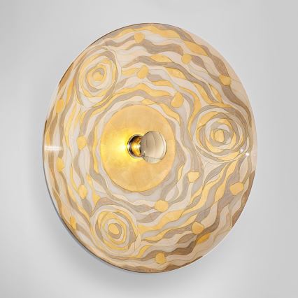 Kolarz 0415.61XL.3.Ch - Seinävalaisin LUNA 1xE27/100W/230V 24K kulta