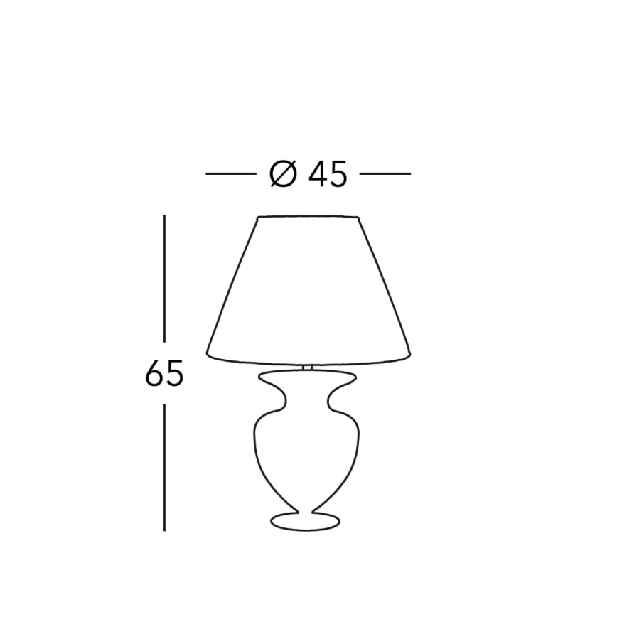 Kolarz 1415.71M.CH - Pöytävalaisin ANFORA 1xE27/100W/230V 24K kulta