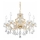Kolarz 3149.85.3.KoT - Kristalli-ketjukattokruunu MARIA LOUISE 5xE14/40W/230V 24K kulta