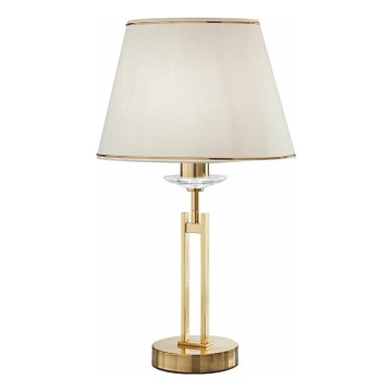 Kolarz 330.71.8C - Kristallipöytävalaisin IMPERIAL 1xE27/60W/230V kulta/beige