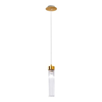 Kolarz 6009.30130 - Kattokruunu narussa RAGGIO 1xE14 / 25W / 230V 24K kulta