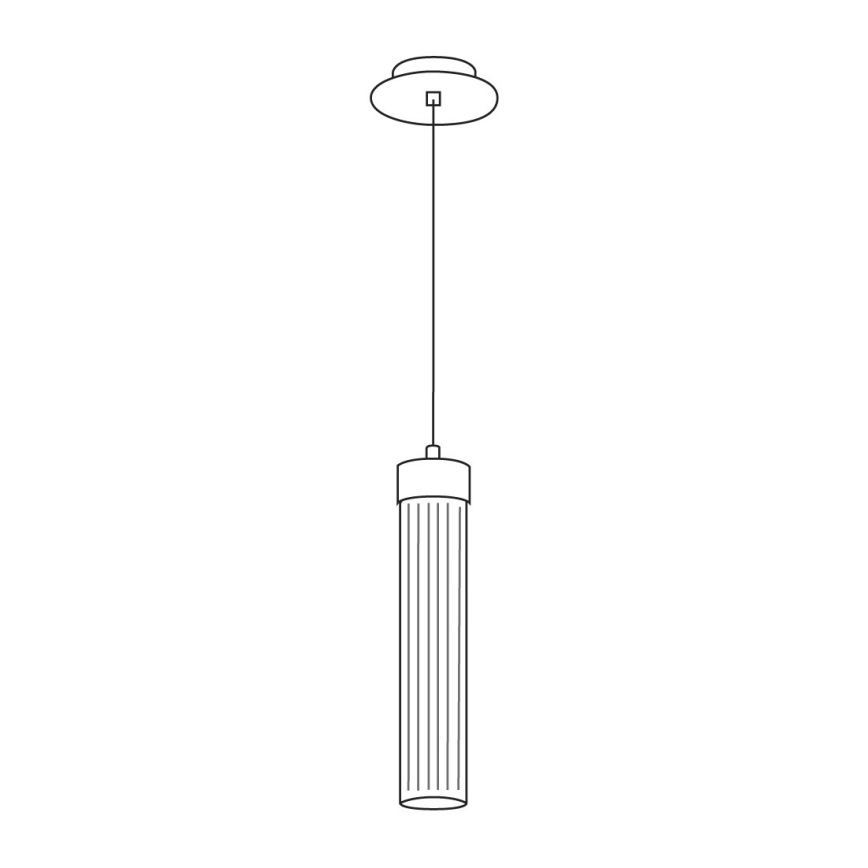 Kolarz 6009.30130 - Kattokruunu narussa RAGGIO 1xE14 / 25W / 230V 24K kulta