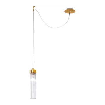 Kolarz 6009.30131 - Kattokruunu narussa RAGGIO 1xE14 / 25W / 230V 24K kulta