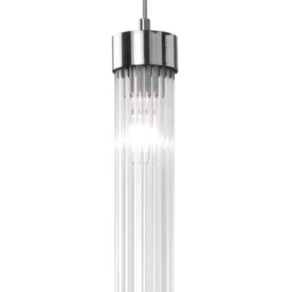Kolarz 6009.30151 - Kattokruunu narussa RAGGIO 1xE14 / 25W / 230V hopea