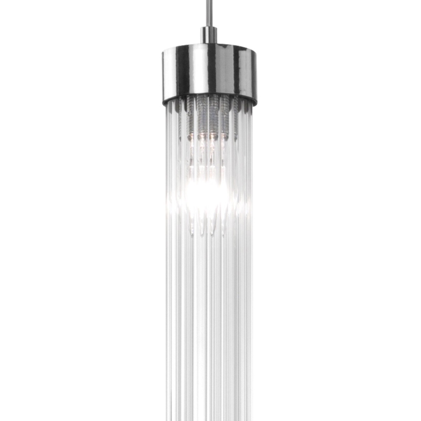 Kolarz 6009.30151 - Kattokruunu narussa RAGGIO 1xE14 / 25W / 230V hopea