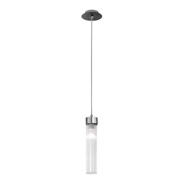 Kolarz 6009.30160 - Kattokruunu narussa RAGGIO 1xE14 / 25W / 230V mattakromi