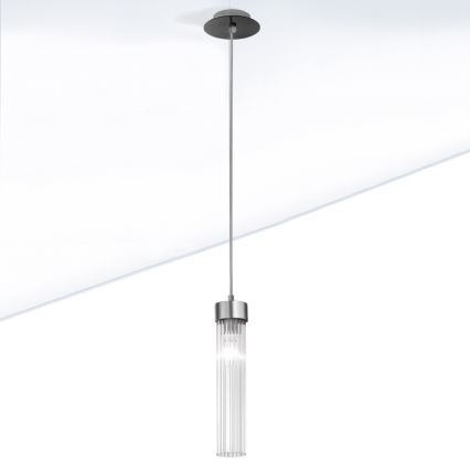 Kolarz 6009.30160 - Kattokruunu narussa RAGGIO 1xE14 / 25W / 230V mattakromi