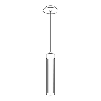 Kolarz 6009.30160 - Kattokruunu narussa RAGGIO 1xE14 / 25W / 230V mattakromi