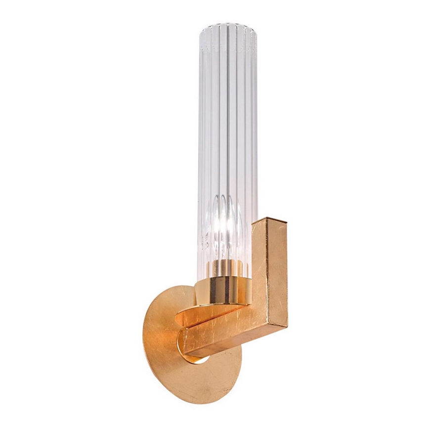 Kolarz 6009.60130 - Seinävalaisin RAGGIO 1xE14 / 25W / 230V 24K kulta